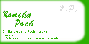 monika poch business card